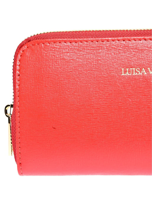 Luisa Vannini Rood Rundleer Tas - Image 3