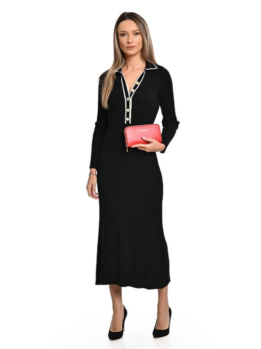 Luisa Vannini Rood Rundleer Tas - Image 5