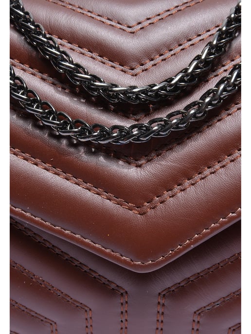 Luisa Vannini Bordeauxrood Rundleer Tas - Image 3