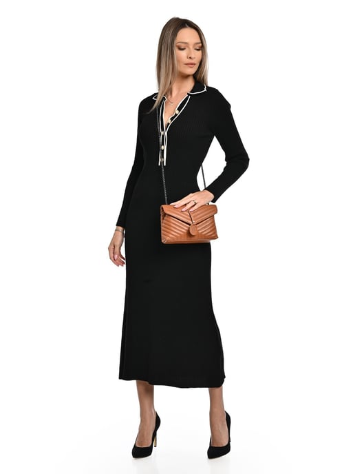 Luisa Vannini Brown Rundleer Tas - Image 5
