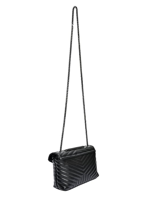 Luisa Vannini Zwart Rundleer Tas - Image 2