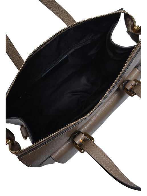 Luisa Vannini Beige Rundleer Tas - Image 4
