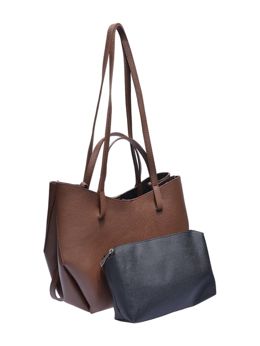 Luisa Vannini Bordeauxrood Rundleer Tas - Image 2