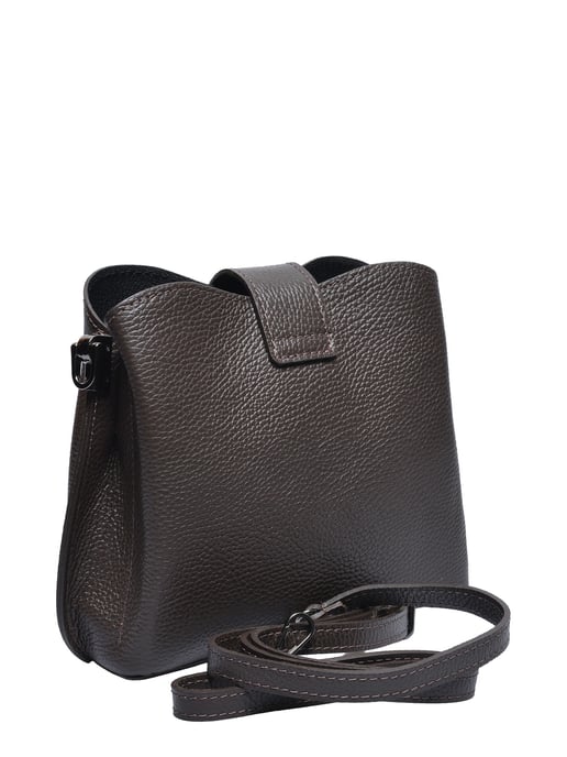 Luisa Vannini Bordeauxrood Rundleer Tas - Image 2