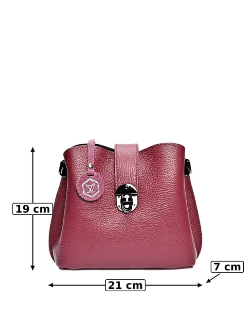 Luisa Vannini VINO Rundleer Tas - Image 6