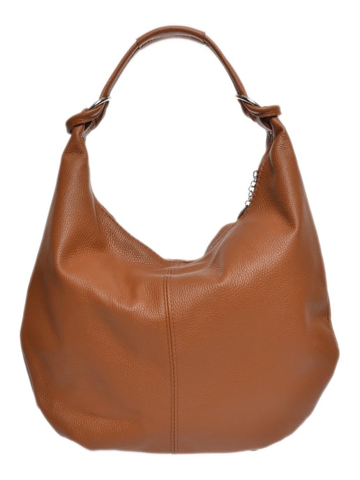 Luisa Vannini Brown Rundleer Tas - Image 6