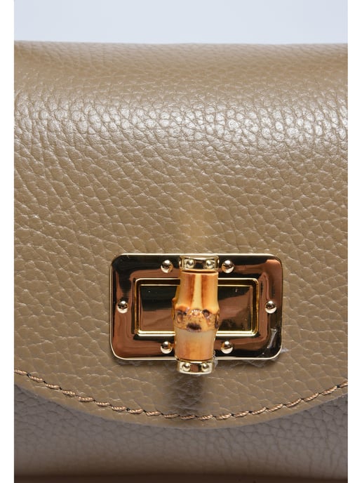 Anna Luchini Beige Cowhide Leather Bag - Image 3