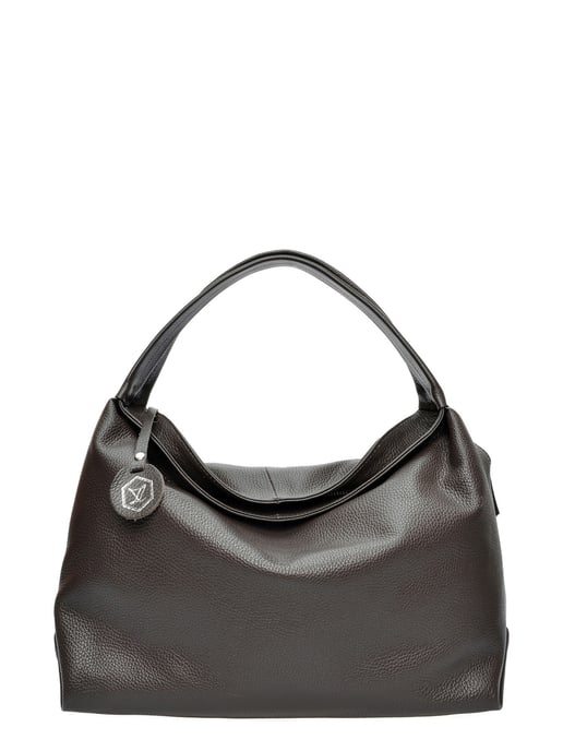 Luisa Vannini Bordeauxrood Rundleer Tas - Image 1