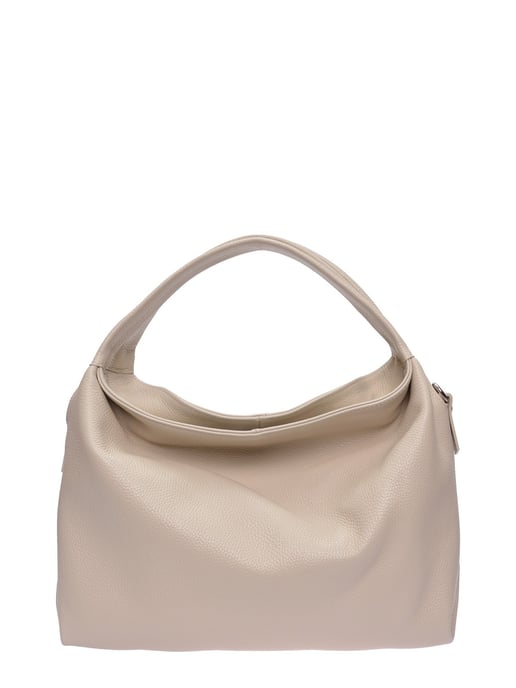 Luisa Vannini Beige Rundleer Tas - Image 6