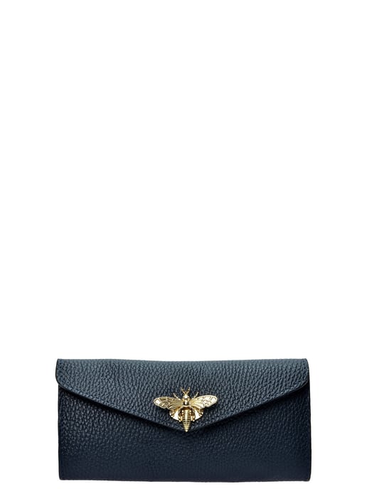 Anna Luchini Blauw Rundleer Tas - Image 1
