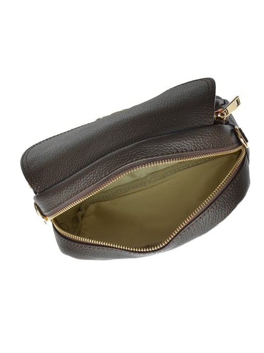 Luisa Vannini Bordeauxrood Rundleer Tas - Image 4