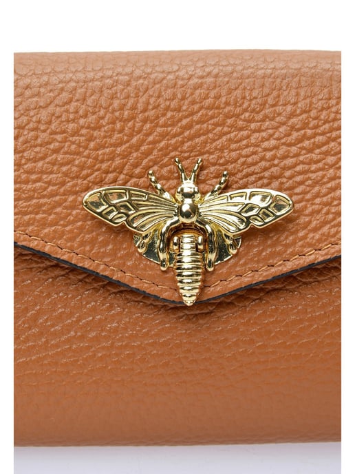 Anna Luchini Brown Rundleer Tas - Image 2