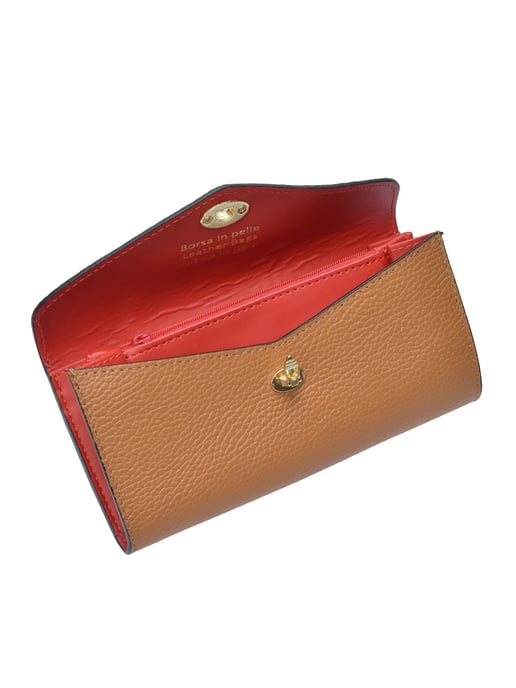Anna Luchini Brown Rundleer Tas - Image 3