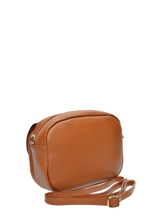 Luisa Vannini Brown Rundleer Tas - Image 2