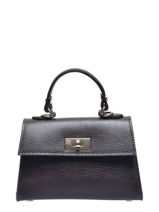 Luisa Vannini Bordeauxrood Rundleer Tas - Image 1