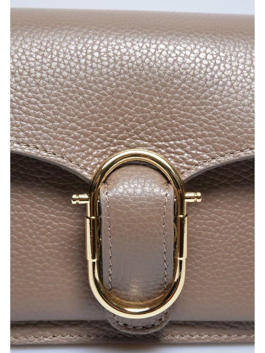 Anna Luchini Beige Cowhide Leather Bag - Image 3