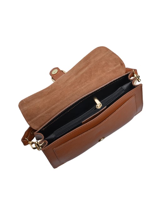Anna Luchini Brown Cowhide Leather Bag - Image 4