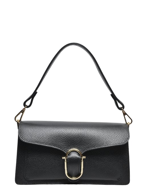 Anna Luchini Black Cowhide Leather Bag - Image 1