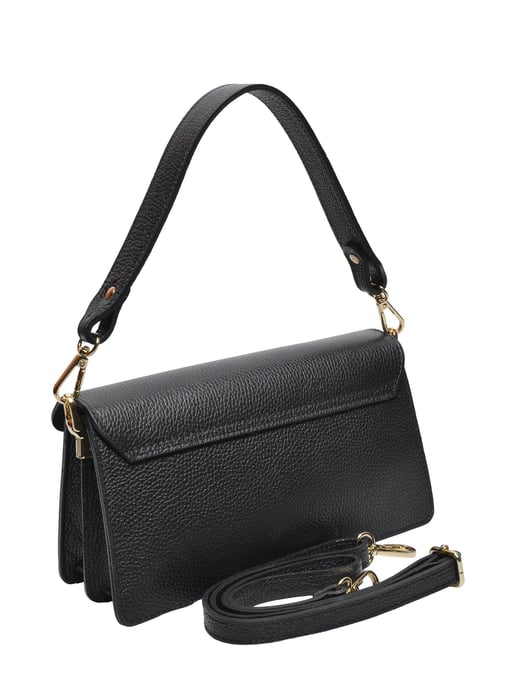 Anna Luchini Black Cowhide Leather Bag - Image 2