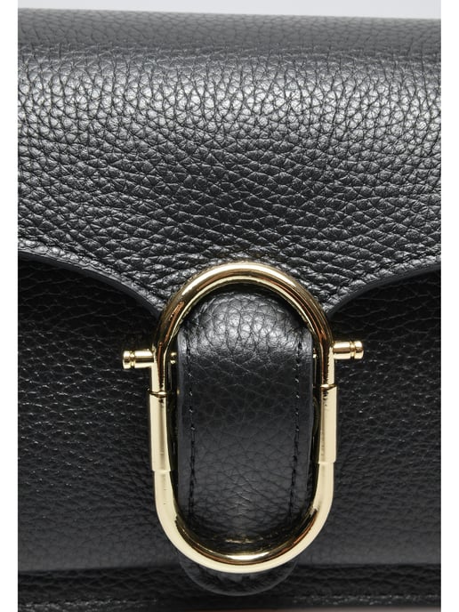 Anna Luchini Black Cowhide Leather Bag - Image 3