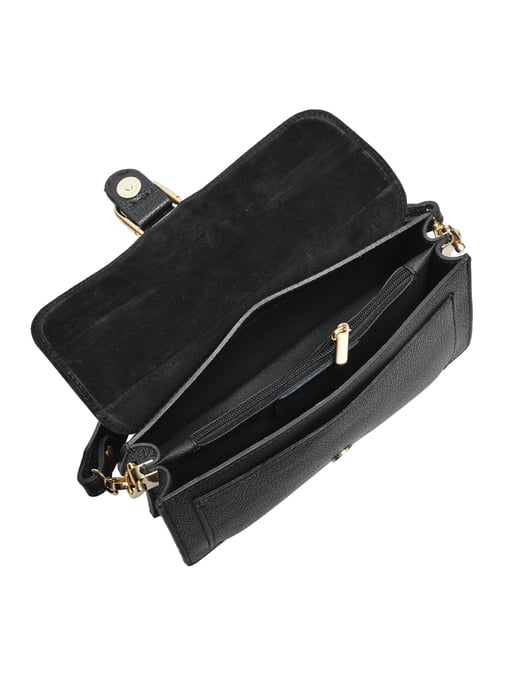 Anna Luchini Black Cowhide Leather Bag - Image 4