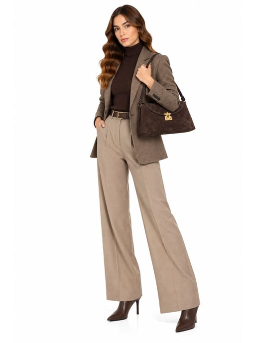 Isabella Rhea Two-Tone Cowhide Leather Bag - Image 5