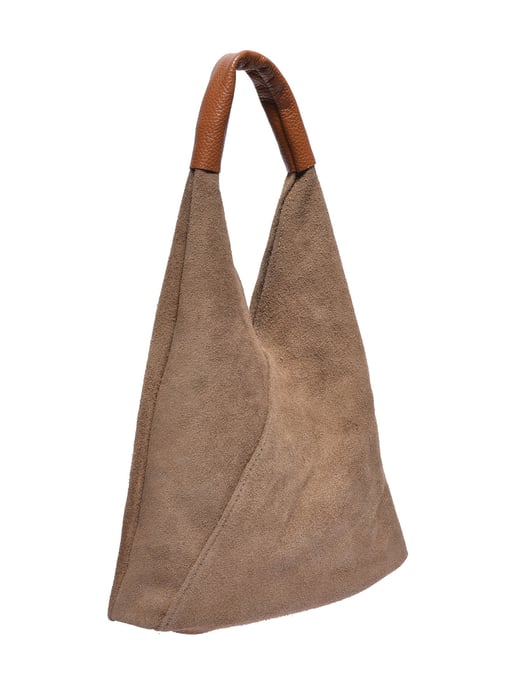 Anna Luchini Beige Rundleer Tas - Image 2