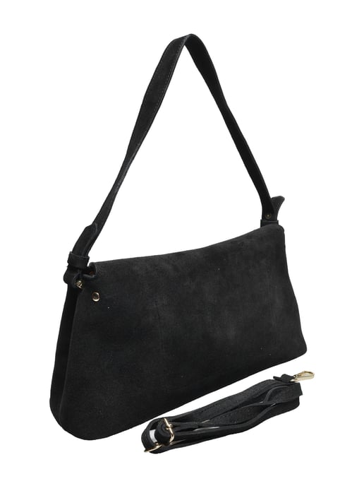 Isabella Rhea Black Cowhide Leather Bag - Image 2