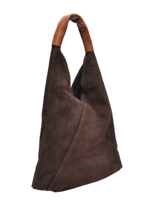 Anna Luchini Chestnut Brown Cowhide Leather Bag - Image 2