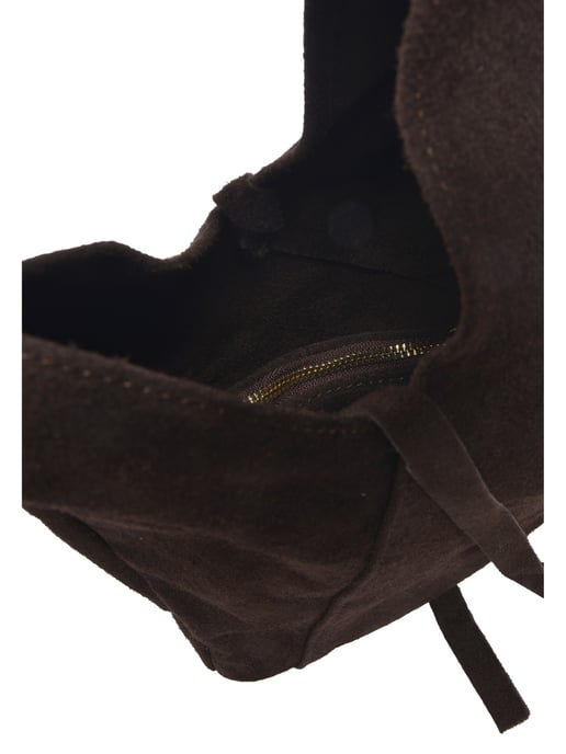 Anna Luchini Chestnut Brown Cowhide Leather Bag - Image 4