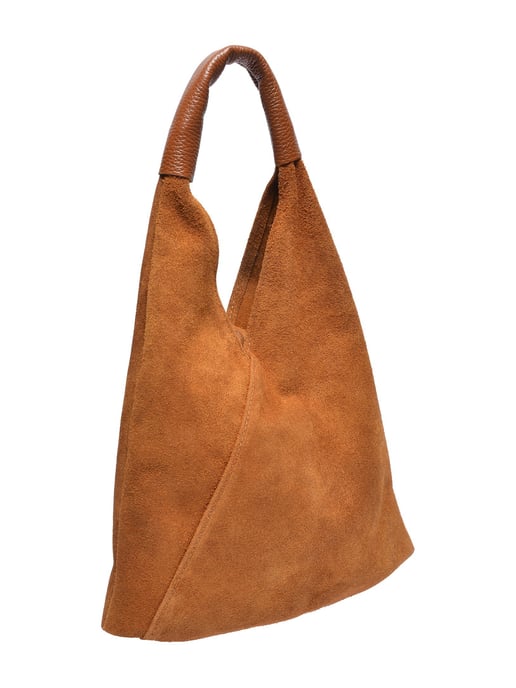 Anna Luchini Brown Cowhide Leather Bag - Image 2