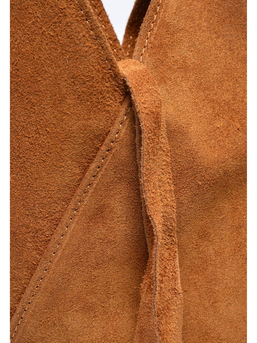 Anna Luchini Brown Cowhide Leather Bag - Image 3