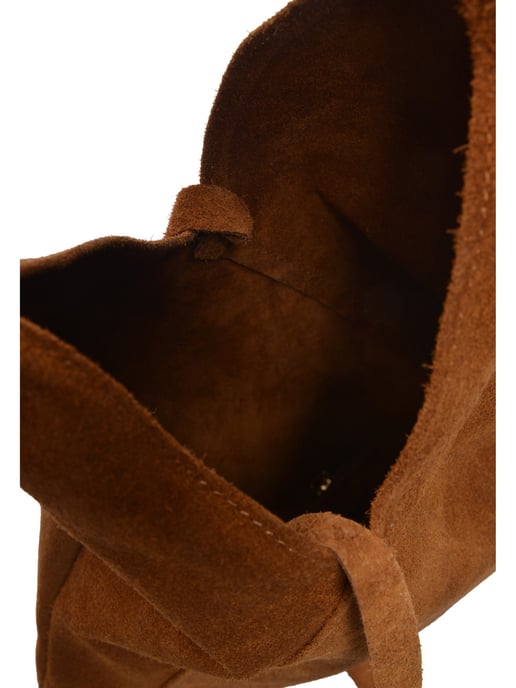 Anna Luchini Brown Cowhide Leather Bag - Image 4