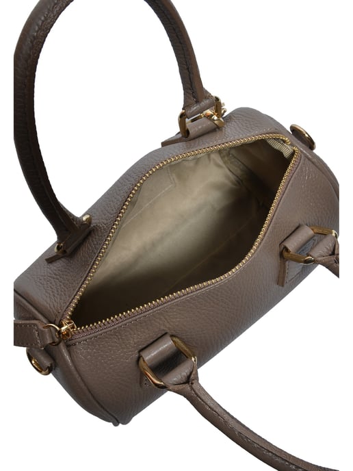 Luisa Vannini Beige Rundleer Tas - Image 4