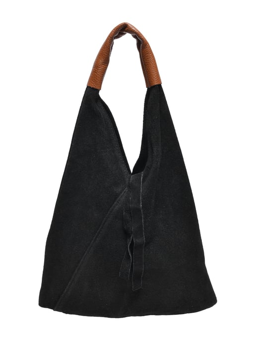 Anna Luchini Black Cowhide Leather Bag - Image 1