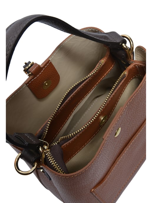 Isabella Rhea COGNAC Cowhide Leather Bag - Image 4