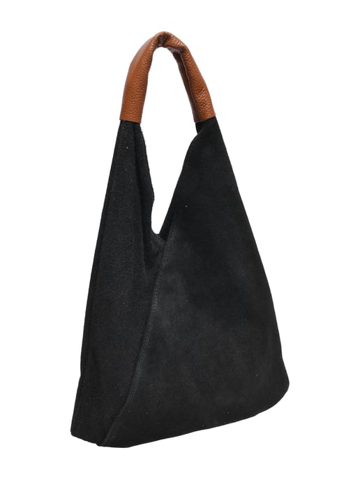 Anna Luchini Black Cowhide Leather Bag - Image 2