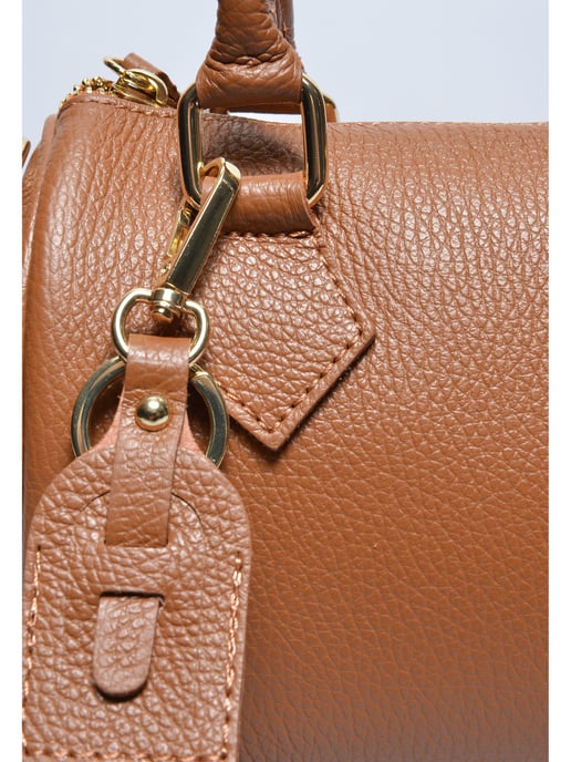 Luisa Vannini Brown Rundleer Tas - Image 3