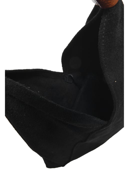 Anna Luchini Black Cowhide Leather Bag - Image 4