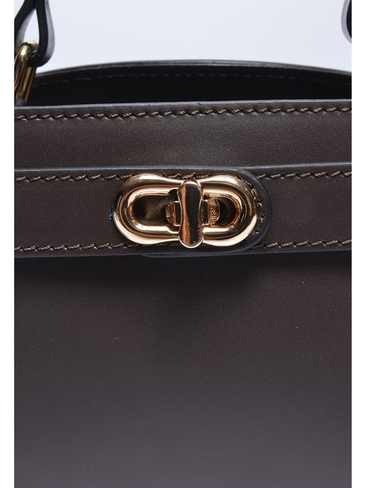 Anna Luchini Bordeauxrood Rundleer Tas - Image 3