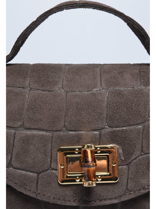 Roberta M Two-Tone Cowhide Leather Bag - Image 3