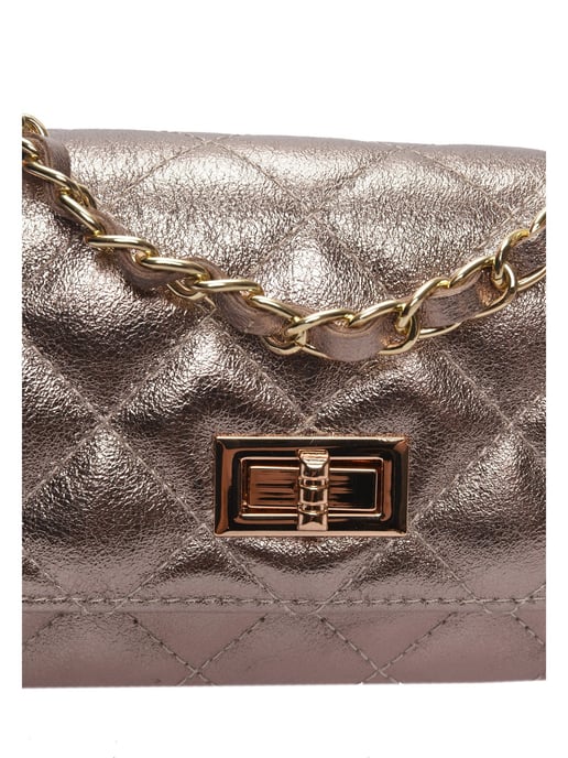 Luisa Vannini Brons Rundleer Tas - Image 3
