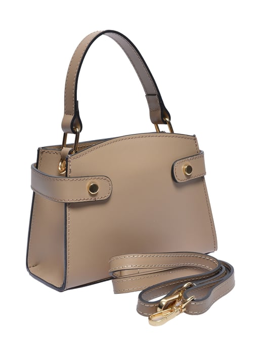 Anna Luchini Beige Cowhide Leather Bag - Image 2