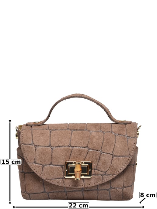 Roberta M MUD Cowhide Leather Bag - Image 5