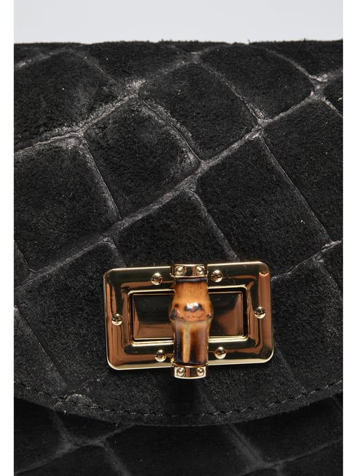 Roberta M Black Leather Satchel - Image 3
