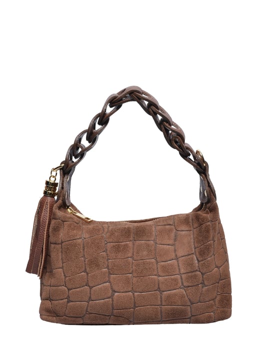 Roberta M COGNAC Rundleer Tas - Image 1