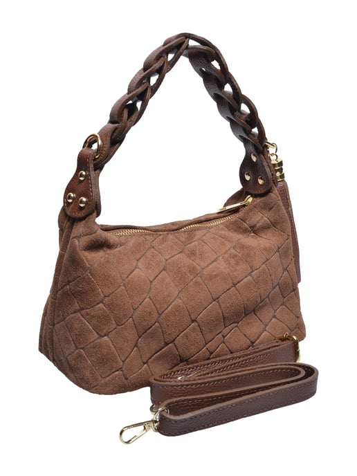 Roberta M COGNAC Rundleer Tas - Image 2