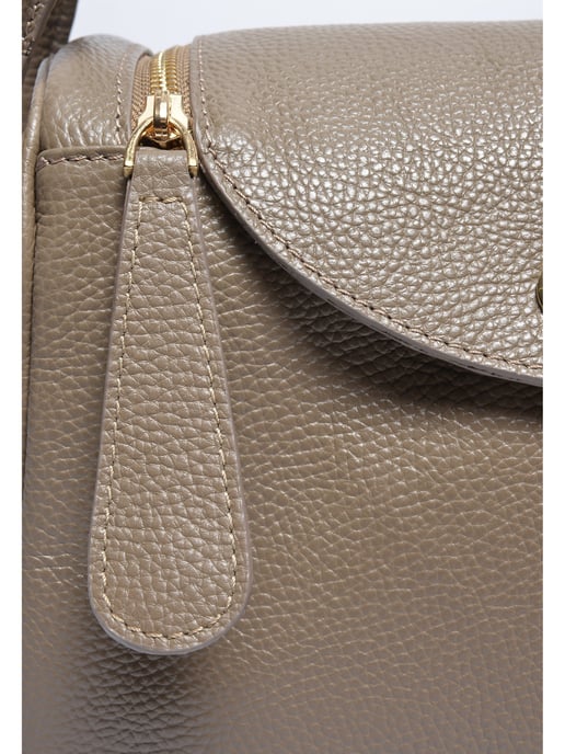 Luisa Vannini Beige Rundleer Tas - Image 3