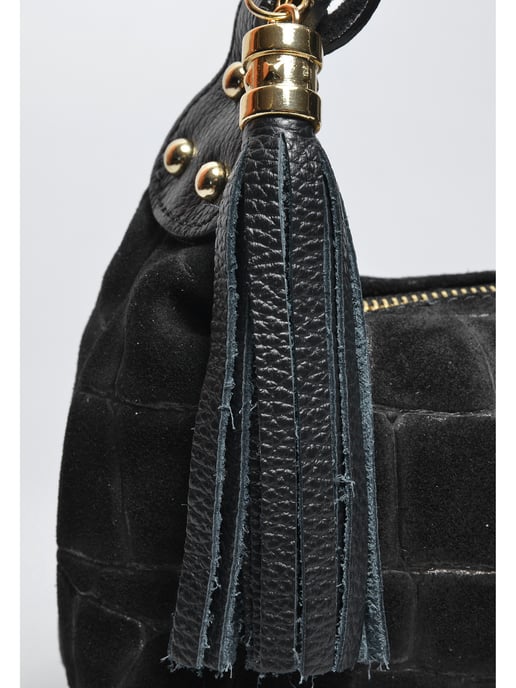 Roberta M ZWART Rundleer Tas - Image 3