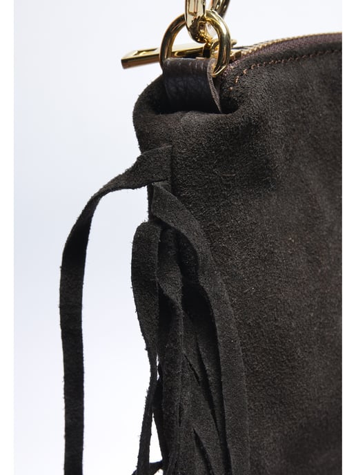 Roberta M Tweekleurig Rundleer Tas - Image 3